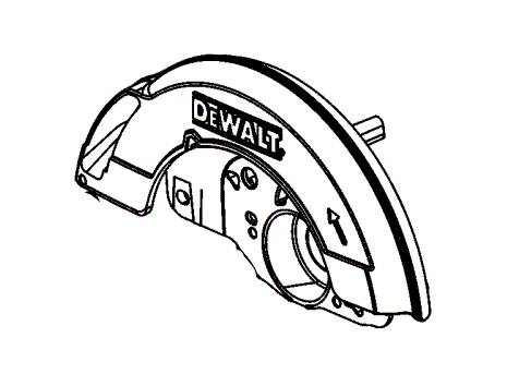 Osłona pilarki DeWalt DCS578, DCS579, DCS575, DCS576