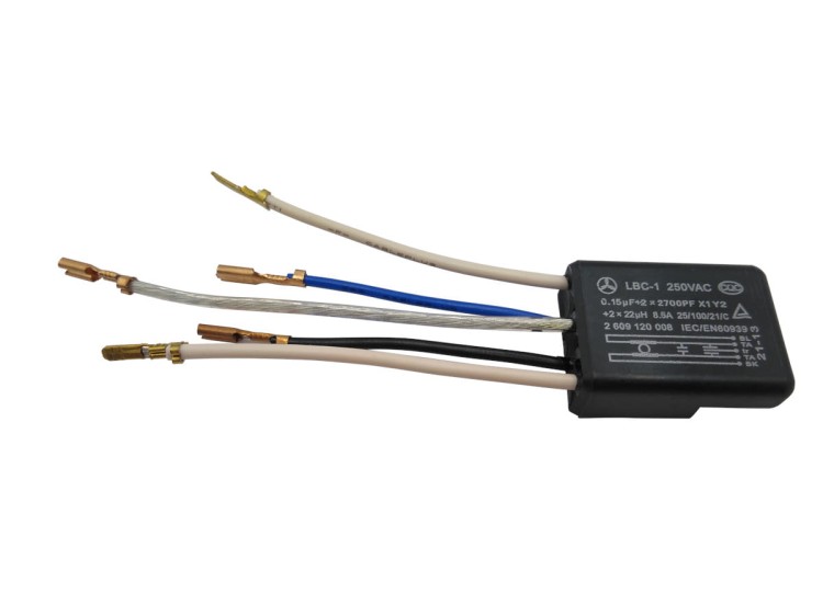Filtr przeciwzakłóceniowy szlifierki Bosch GEX150 TURBO, GWS850CE, GWS8-115C, GWS850C, GWS8-125C