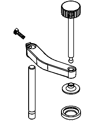 Śruba imadła - podzespół poz.4 ukośnicy / pilarki ukosowej Stanley FME720