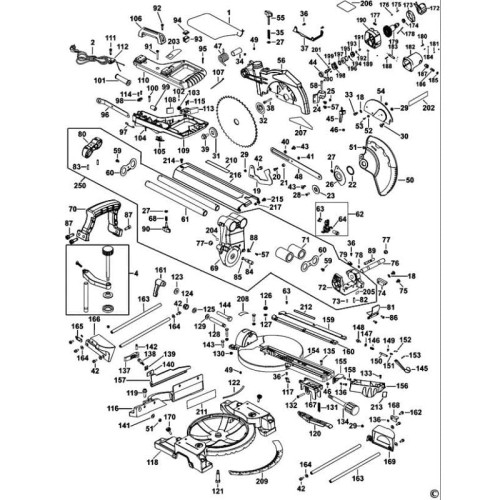 Śruba brzeszczotu poz.39 ukośnicy / pilarki ukosowej Stanley FME720, SMS254