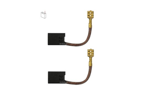 Szczotki 4931369479 do szlifierki Milwaukee AGV 21-230 E , AG 23-230 , AG 24-230 GE , AGVM 26-230 GEX