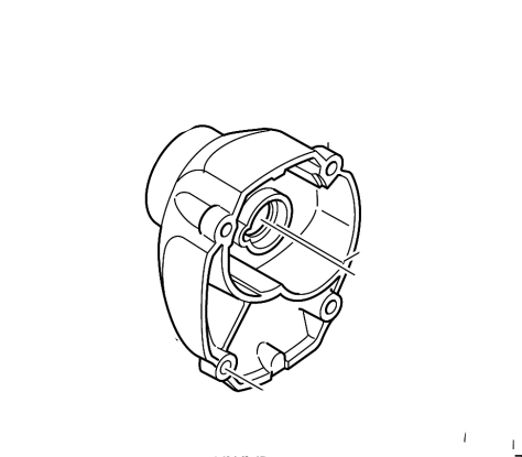 Korpus obudowy wiertarki Makita 6013B. 60313BR