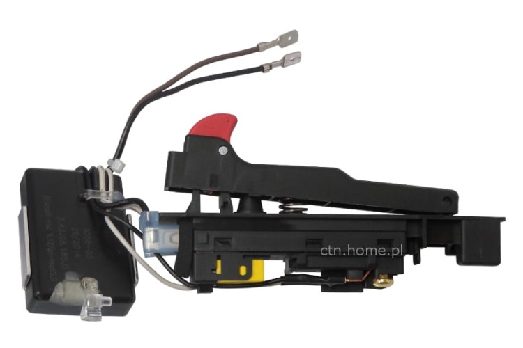 316052180 Wyłącznik i moduł elektroniki szlifierki kątowej Metabo WX 22-230 , WX 24-230