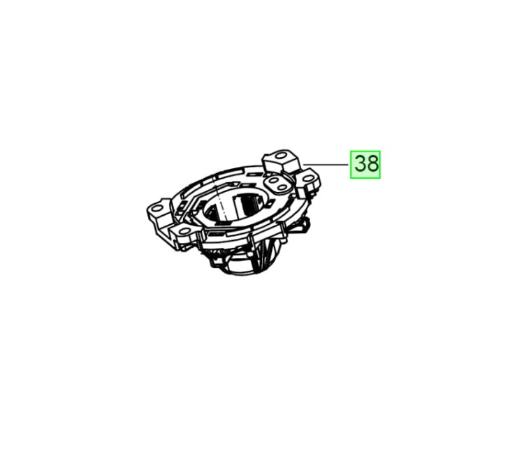 4931435994 Szczotkotrzymacz młotowiertarki Milwaukee M18BH-0