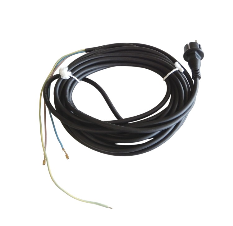 W107402641 Przewód zasilający z wtyczką odkurzacza przemysłowego Makita VC2012. VC2512