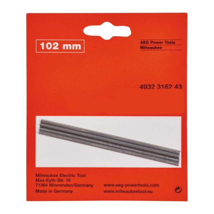 4932316243 Noże 102 mm. struga elektrycznego Milwaukee PR2.5-102