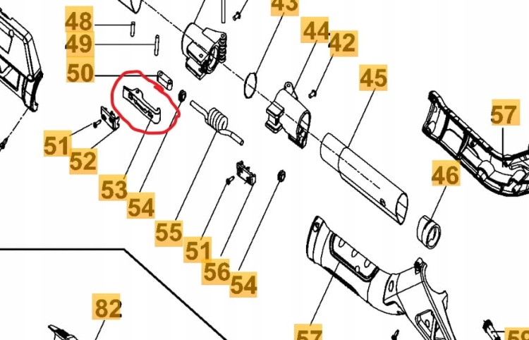5170032-66 Zaczep do szlifierki żyrafy Stanley SFMEE500S