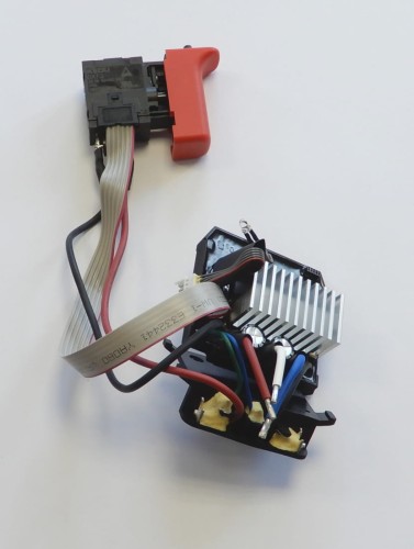 1600A020T1 Wyłącznik i elektronika młotowiertarki Bosch GBH 18V-LI . GBH 18V-21