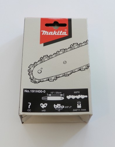 191H00-0 Łańcuch tnący 25cm. 1.1 mm. 3/8 " pilarki Makita DUC254. DUC254Z