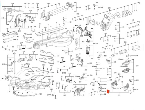 4931465022 System odsysania ukośnicy Milwaukee M18FMS305